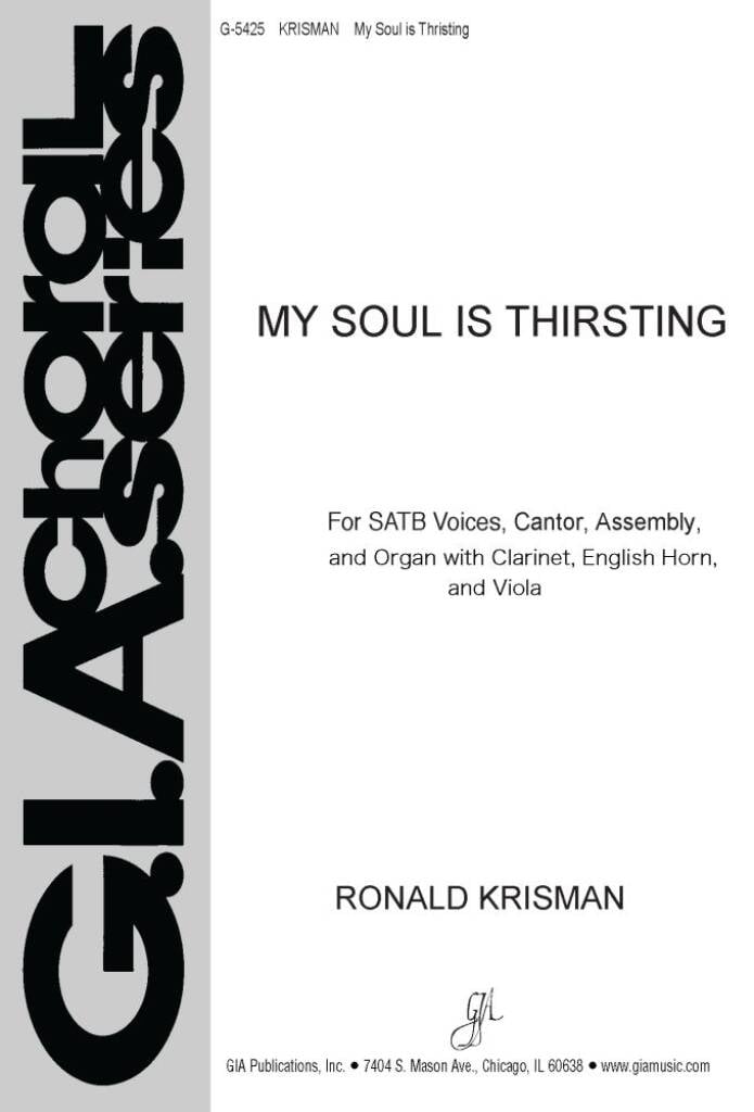 My Soul Is Thirsting - English Horn Part